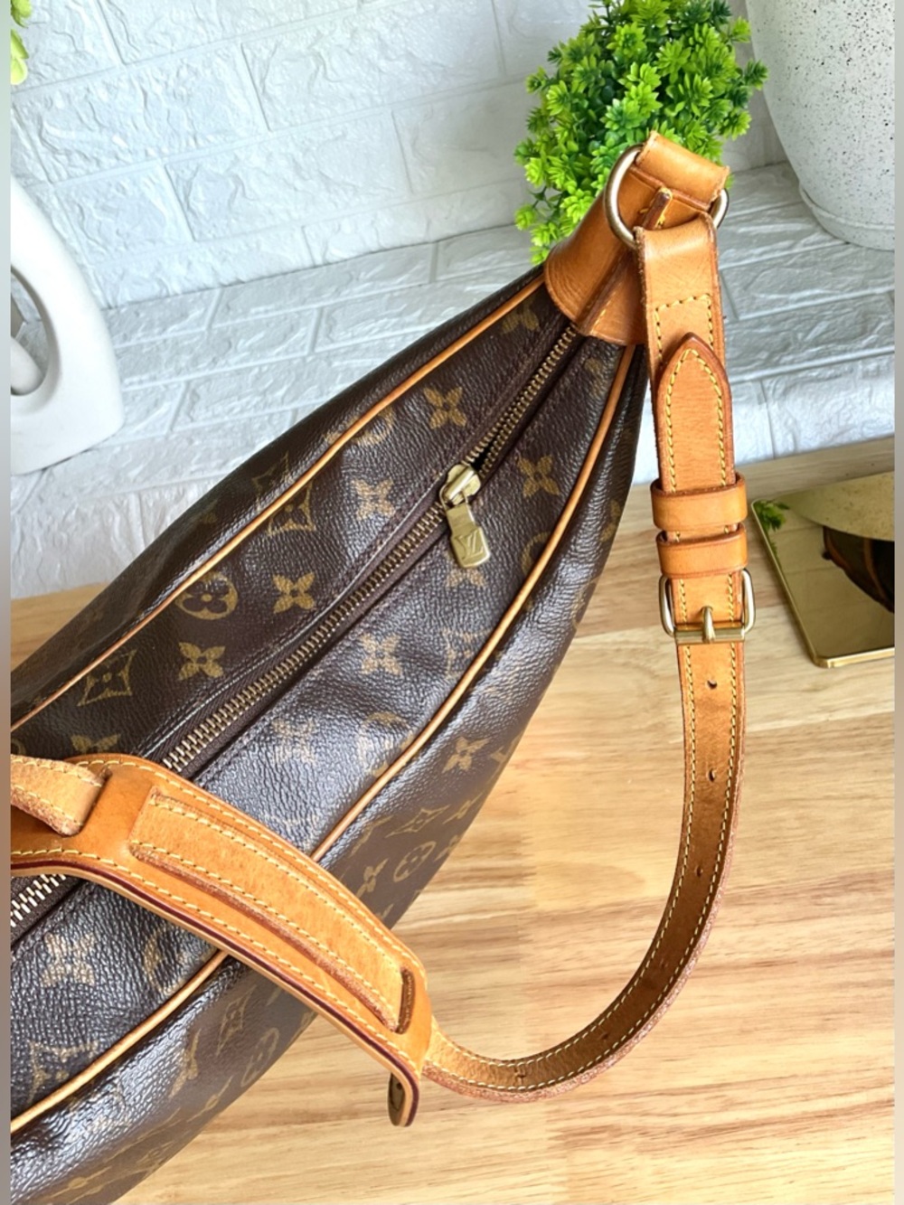 ✅LV LARGE BAG BOULOGNE 35 LOUIS VUITTON AUTHENTIC - Picture 9 of 12